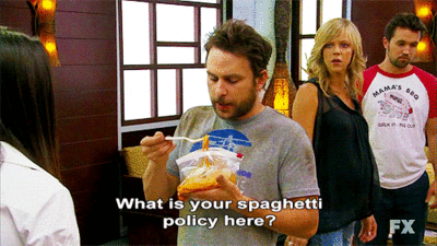 Spaghetti Policy Always Sunny